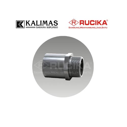 Foto Produk Socket Drat Luar PVC AW (RUCIKA) d. 1/2" - Male Socket dari kalimas.online