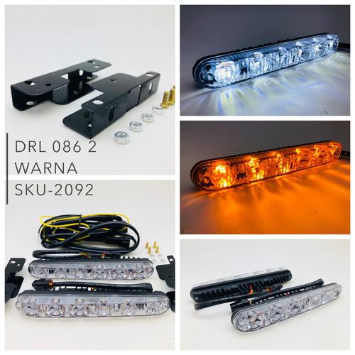 Foto Produk Lampu led DRL 086 2 warna I Lampu DRL bemper mobil 2 warna SKU-2092 dari BULLAES