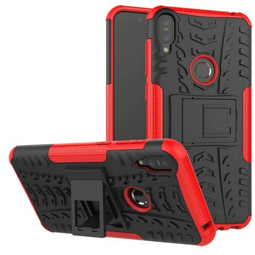 Jual RUGGED ARMOR case Asus Zenfone Max Pro M1 ZB601KL casing hp back cover Merah Jakarta