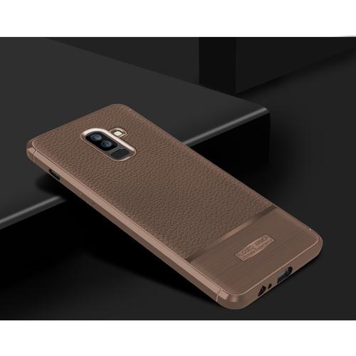 Foto Produk LEATHER ARMOR case Samsung J8 2018 softcase casing hp cover anti shock dari Casing handphone murah