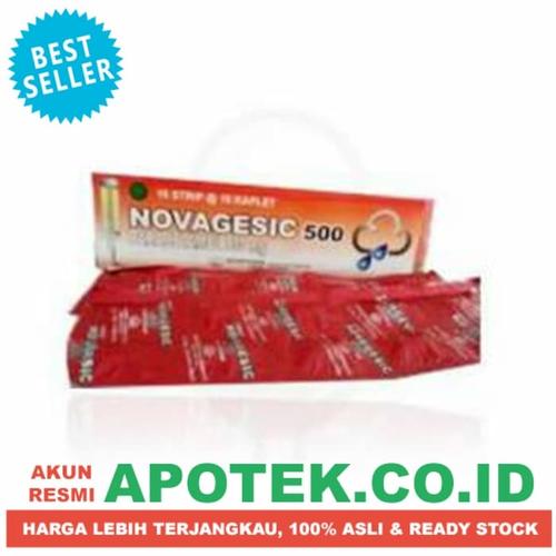 Jual Novagesic Per Box Dus Dos Paracetamol 500 Mg Obat Demam Nyeri Kab Grobogan Mitra Sehat Indonesia Tokopedia