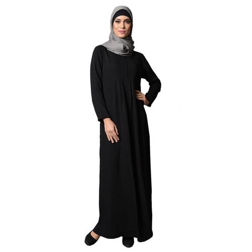 Foto Produk abaya hitam (polos) - Hitam, XL dari GrosirAbaya