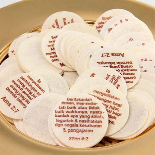 Jual Manna Roti Perjamuan Hosti Ayat 100 Pcs Kota Semarang Prophetic77 Tokopedia