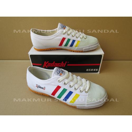 Foto Produk Sepatu Capung - Kodachi 8111 Rainbow 2 - White dari Makmur Sepatu Sandal