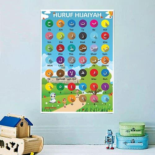 Foto Produk Tipe 02 Poster Huruf Hijaiyah Untuk Belajar Anak dari Poster Belajar Anak