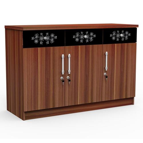 Foto Produk SUPER Kitchen Set Bagian Bawah Tiga Pintu KSB 831 French Walnut dari Super Furniture Online