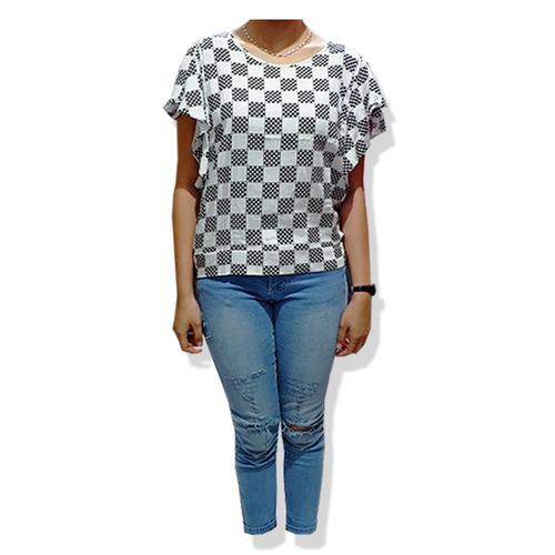 Foto Produk blouse sabrina fere kotak bahu bolong dari toko super murah