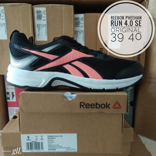 Jual Sepatu Reebok Pheehan Run black SE ORIGINAL bnib Kota