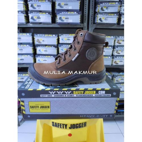 Foto Produk Sepatu Safety Jogger Dakar S3 Brown (Coklat) dari Mulia Komputer