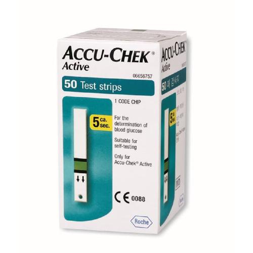 Gambar Test Strip Gula Darah Accu-Chek Active isi 50 dari TokoTensi Kota Semarang Tokopedia