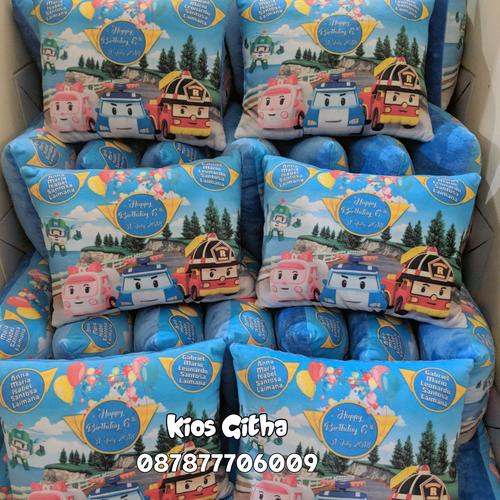 Foto Produk Bantal Foto / Souvenir 2 sisi (Printing Depan-Belakang) dari Kios Githa
