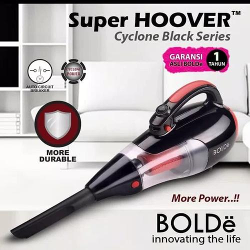 Foto Produk SUPER HOOVER VACUUM CLEANER BOLDE - PENGHISAP DEBU - BLACK EDITION - Hitam dari tokorida