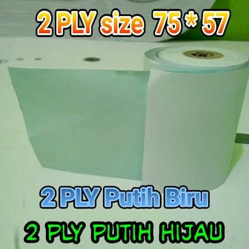 Foto Produk kertas kasir 2 ply 75 x 60 putih kuning dari produsenkertaskasir