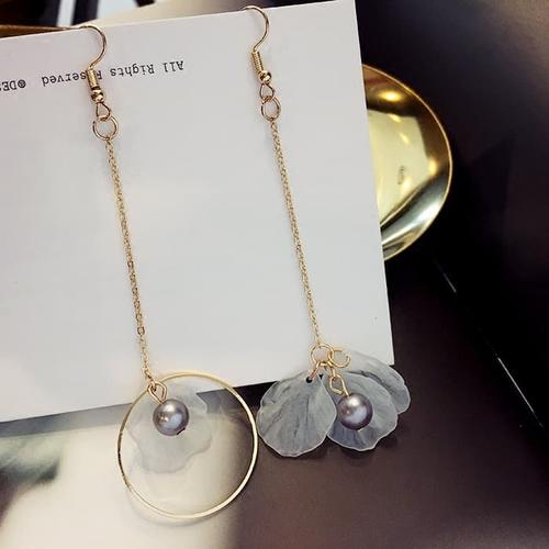 Foto Produk ANTING HIJAB PANJANG ASIMETRIS KOREAN KEONG JJ705A dari Aksesorisimpor . com