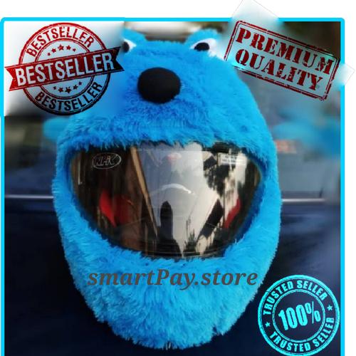 Foto Produk Sarung Helm Cover Helm ELMO / Helm Lucu / Cover Helm TERMURAH - Merah, Elmo dari SMART PAY