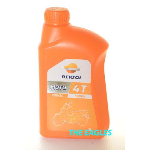Foto Produk Repsol Moto Oil Super 4T 20W-50 800 cc - 0.8 lt dari eagles