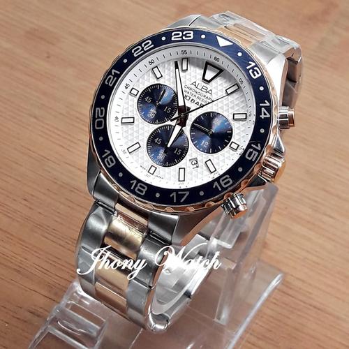 Jual Jam Tangan Alba Pria AT2390 Steel Choronograph Original - Kota Bandung  - jhony watch | Tokopedia