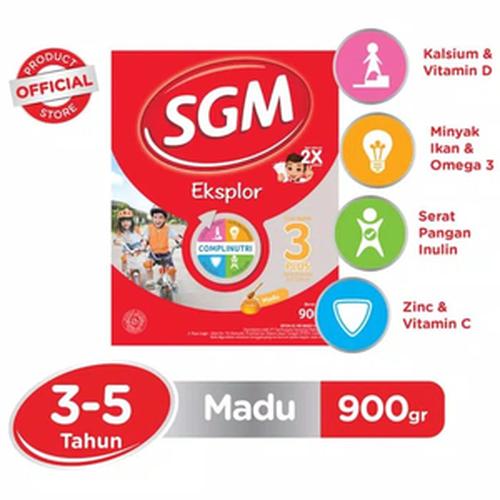 Foto Produk SGM EKSPLOR 3+ 900 GR - MADU dari Toko Susu Si Kembar