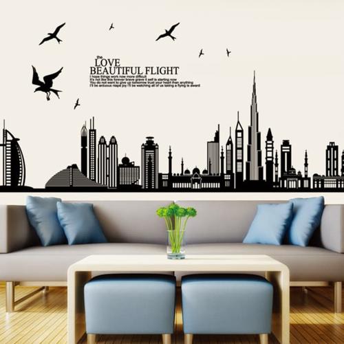 Foto Produk JM7280 Beautiful Dubai wallsticker wall sticker stiker dinding dari etoshop