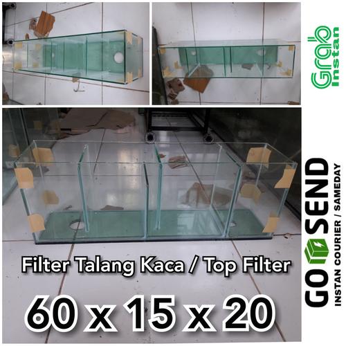 Jual Filter Talang Kaca Aquarium / Top Filter 60x15x20 - Jakarta ...