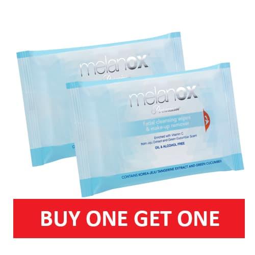 Foto Produk Melanox Facial Cleansing Wipes and Make-Up Remover - Isi 10 tissue dari Parasol Melanox