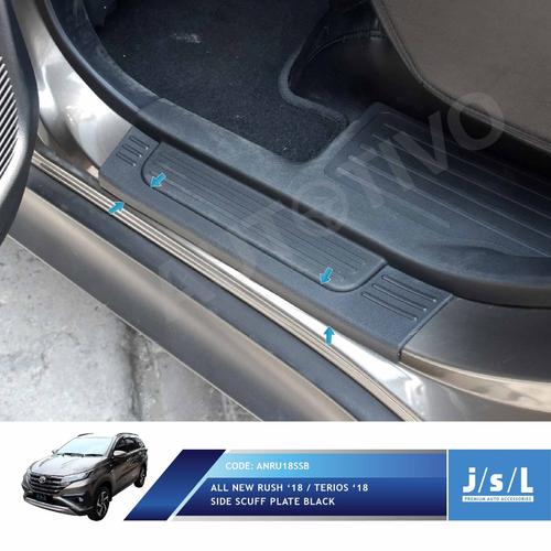 Foto Produk JSL Sillplate Samping All New Rush 2018 Side Scuff Plate Black dari Autotivo