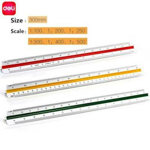Foto Produk Deli scale ruler (penggaris skala deli) dari prime art and craft
