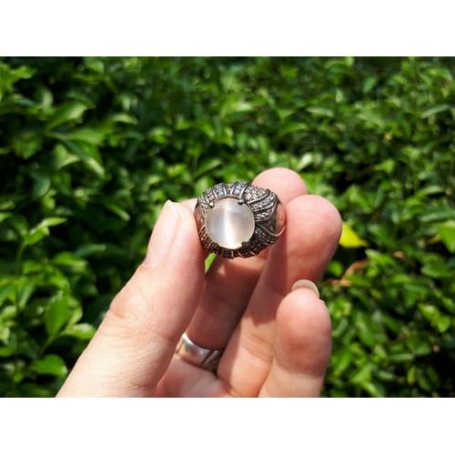 Gambar Permata Natural Moonstone Cat Eye Superb Quality Memo My Gems Lab dari CNC phoneshop Jakarta Pusat Tokopedia