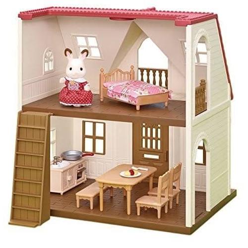 Foto Produk Cozy Cottage Red Roof my first starter home house Sylvanian Families dari D'Best Toys