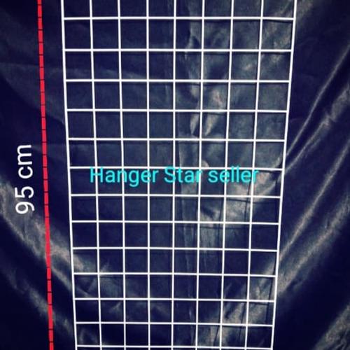 Foto Produk Ram Jaring dinding 45cm x 95 cm Gantungan kawat hook dari Hanger star seller