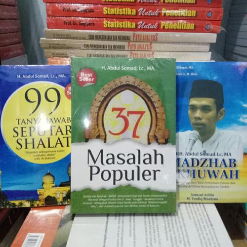 Foto Produk Buku - 37 MASALAH POPULER - 99 TANYA JAWAB - MADZHAB - Abdul Somad dari Revanda Book Collection