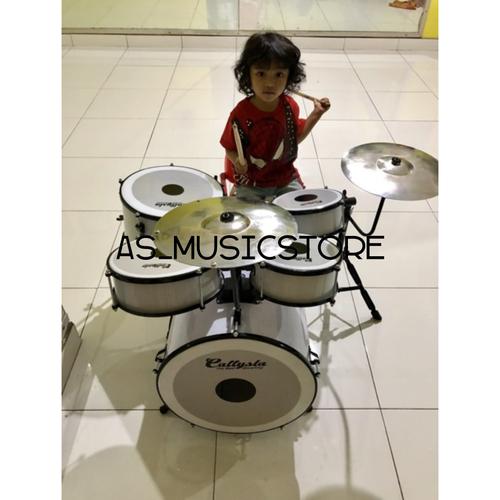 Foto Produk Drum Mini Anak Full Set Free Stick Drum / Drum Anak dari sarabeautycare and music