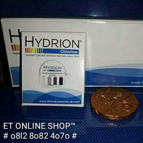 Foto Produk Teskit Chlorine | Kertas Uji Cepat Klorin Hydrion CM 240 Testkit Paper dari easytest