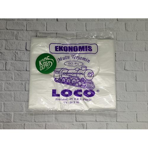 Foto Produk KANTONG PLASTIK HD LOCO EKONOMIS NATURAL UK 24 dari KiosCepat