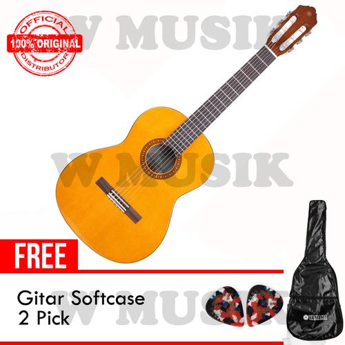 Foto Produk Yamaha Gitar Klasik CS 40 / CS40 - Natural + Softcase & 2 Pick dari W Musik