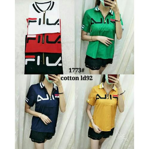 Foto Produk Mj-1773 blouse kerah fila dari Bless-Shopp