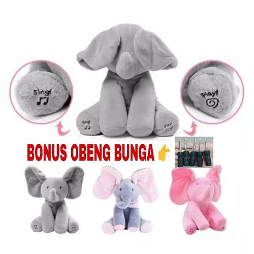 Foto Produk Boneka Music Gajah & Beruang Peek a boo dari STU SHOP88