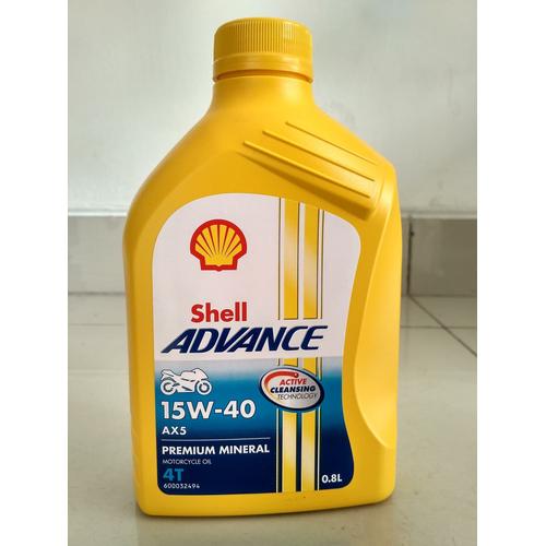 Foto Produk Oli Mesin Motor Shell Advance AX 5 0.8 L oil lubricant lubricants AX5 dari eagles