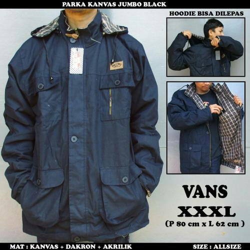Foto Produk jaket parka big size XL-XXL-XXXL/parka jumbo vans dari playjeans