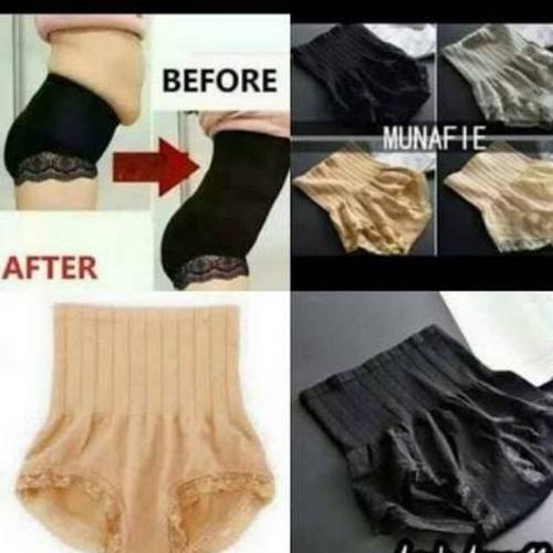 fygalery w040 munafie celana dalam korset high waist slimming pant pinggang nyaman murah batam import