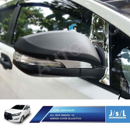 Foto Produk JSL Cover Spion Innova Reborn Blacktivo Mirror Cover Black Doff dari Autotivo