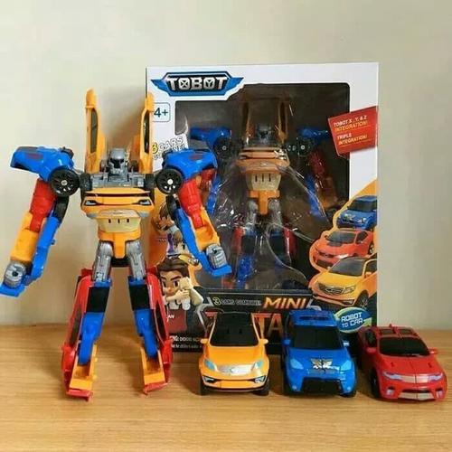 Foto Produk Tobot Tritan Combine 3 Car X Y Z - Mainan Robot Titan 3 in 1 Mobil dari Oktaviana AL Shop