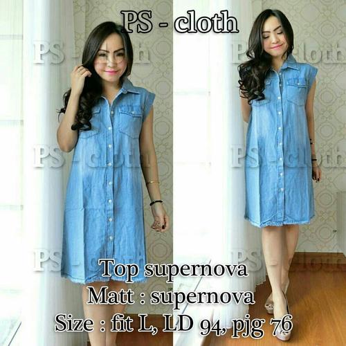 Jual Dress Denim Nova - Jakarta Utara 