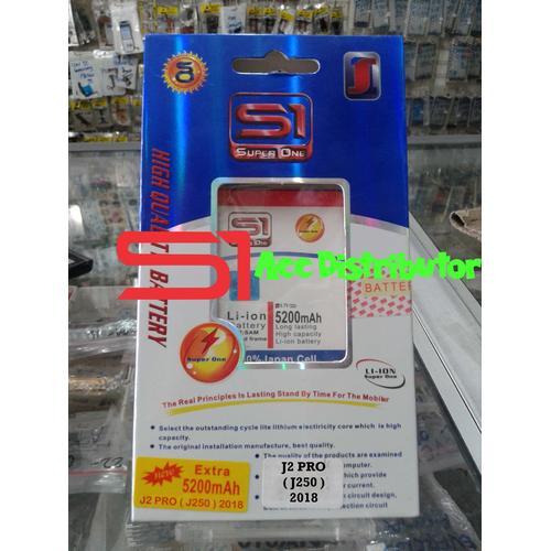 Baterai Double Power Samsung J2 Pro J250 2018 5200 mah Original S1 di  S1 Acc Distributor Tokopedia