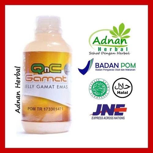 Foto Produk Obat Herbal Lidah Bengkak / Glossitis - 100% Alami & Ampuh | QnC Gamat dari Adnan Herbal