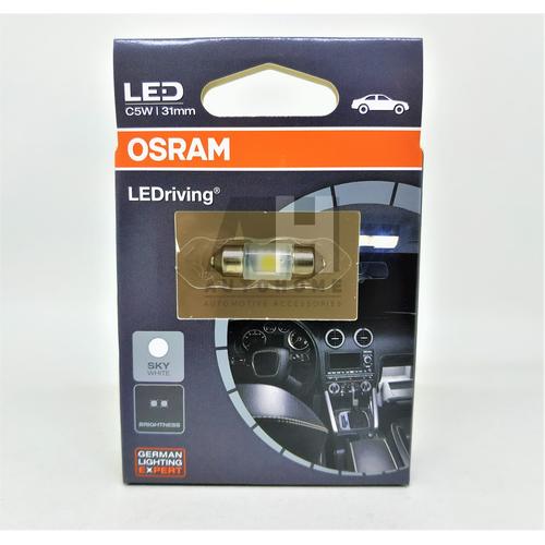Foto Produk Osram LED Festoon Ujung Ganda 31mm Lampu Kabin Plafon Putih 6431SW dari Auto Home