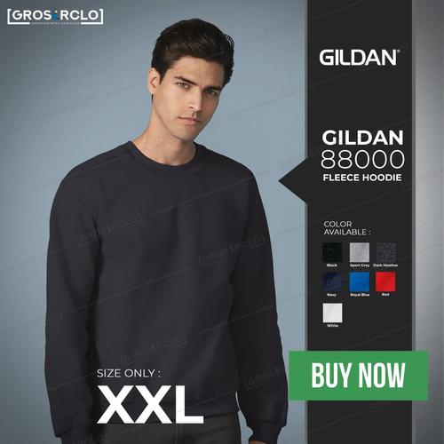 Foto Produk Gildan Sweater Crewneck Heavy Blend 88000 Original Murah 20s XXL dari Grosir clo