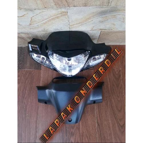 Foto Produk batok kepala depan belakang satria hiu set lampu dan sen dari ONDERDIL MOTOR PEDIA