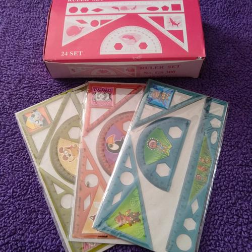 Foto Produk penggaris sekolah anak - biola Ruller set - souvenir ultah dari Grosir Murah Mainan