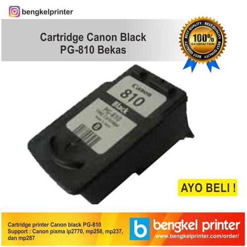 Jual Cartridge Canon PG810 HItam Chip Detect Head Garis Canon Ip2770